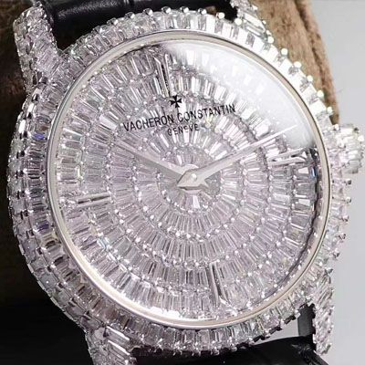 【DM Factory 又一奢华精品镶嵌308颗奢华方钻】Vacheron Constantin  传袭 Replica TRADITIONNELLE系列82760/000G-9852男士 wrist watches 