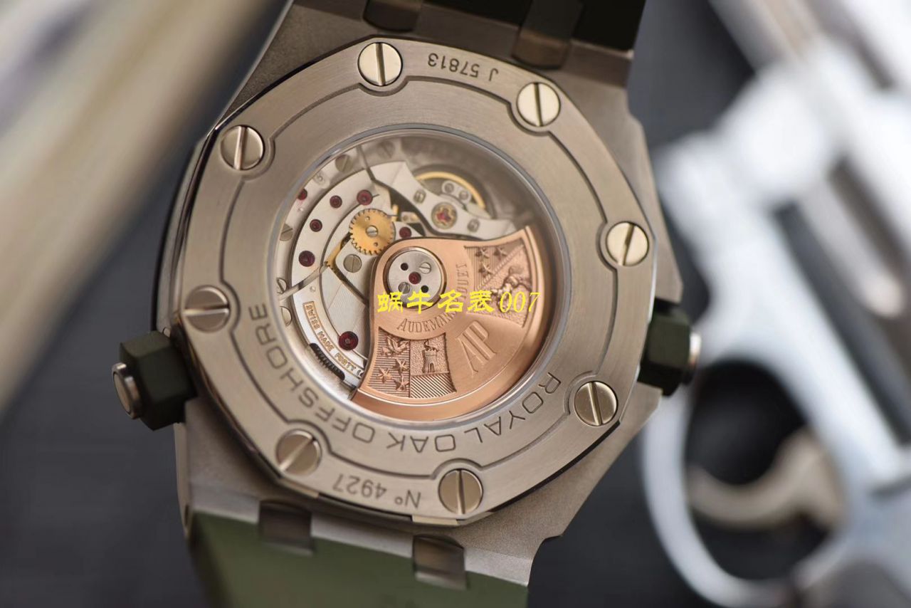 【JF Factory 15710ST＂军绿＂系列】Audemars Piguet  Royal Oak Offshore  Replica Copy 15710ST.OO.A052CA.01 wrist watches  / AP181
