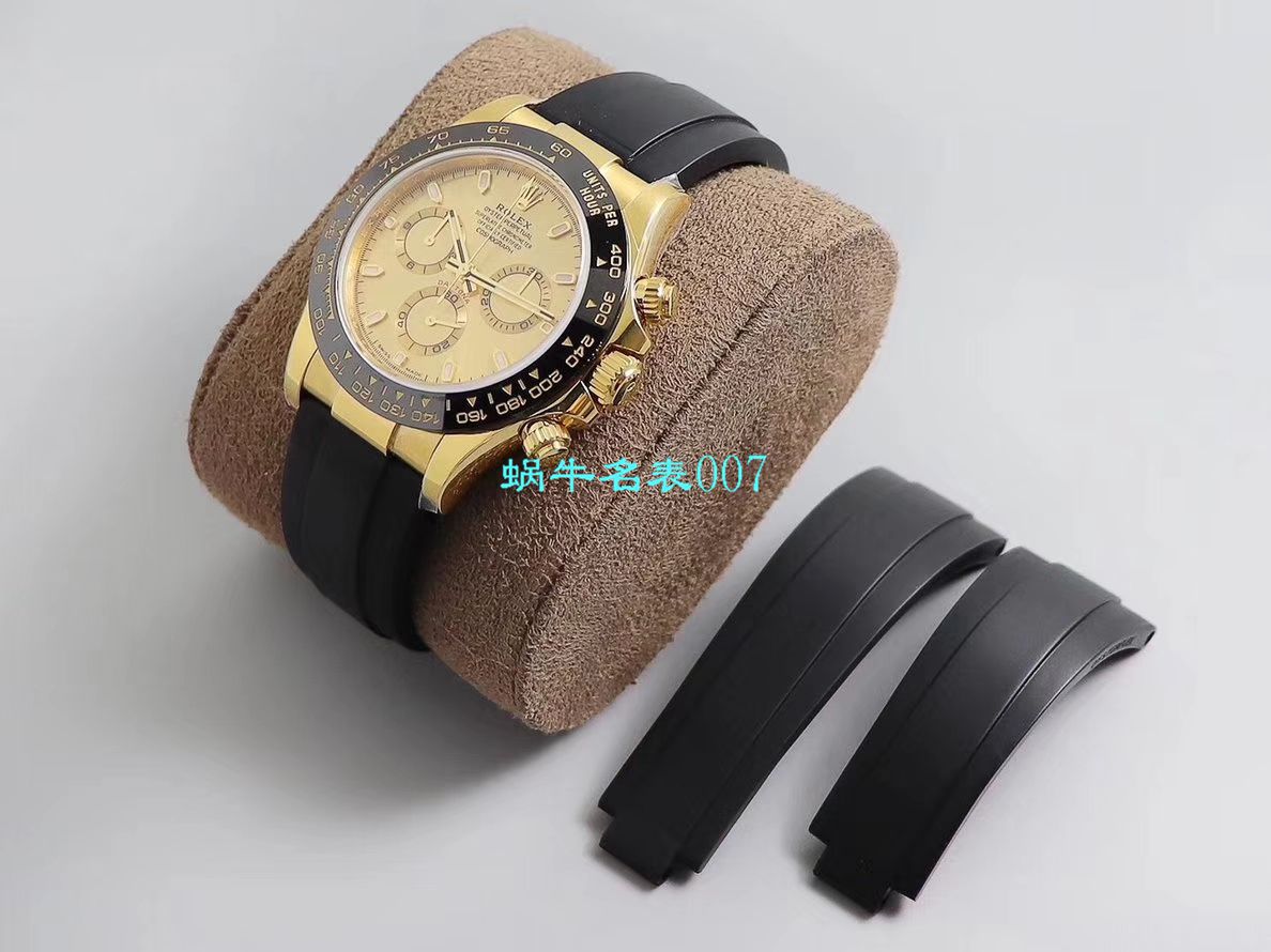 N Factory  Ditongna 新品金迪余文乐同款全新订制版 Rolex  Replica Copy  Ditongna 超级Cal.4130自动上链 Movement  / R521