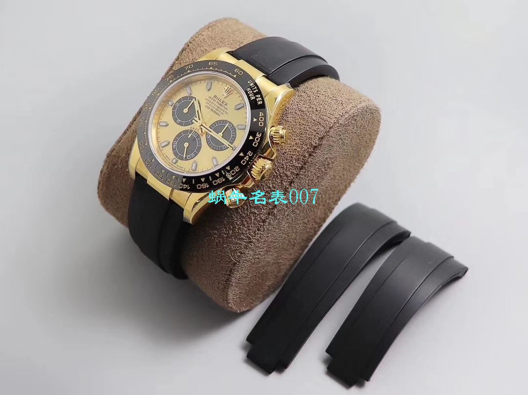 N Factory  Ditongna 新品金迪余文乐同款全新订制版 Rolex  Replica Copy  Ditongna 超级Cal.4130自动上链 Movement  / R521