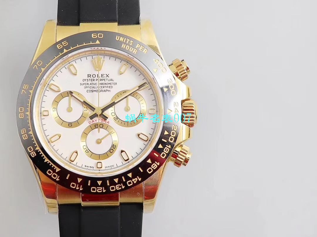 N Factory  Ditongna 新品金迪余文乐同款全新订制版 Rolex  Replica Copy  Ditongna 超级Cal.4130自动上链 Movement  / R521