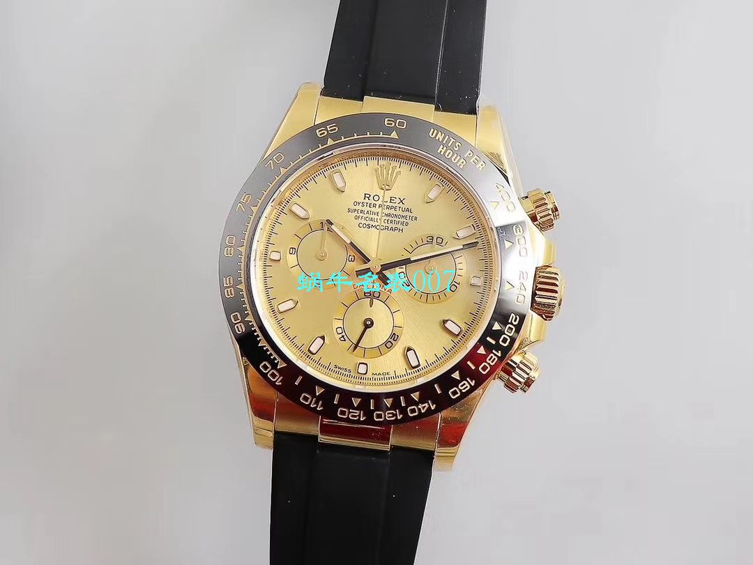 N Factory  Ditongna 新品金迪余文乐同款全新订制版 Rolex  Replica Copy  Ditongna 超级Cal.4130自动上链 Movement  / R521
