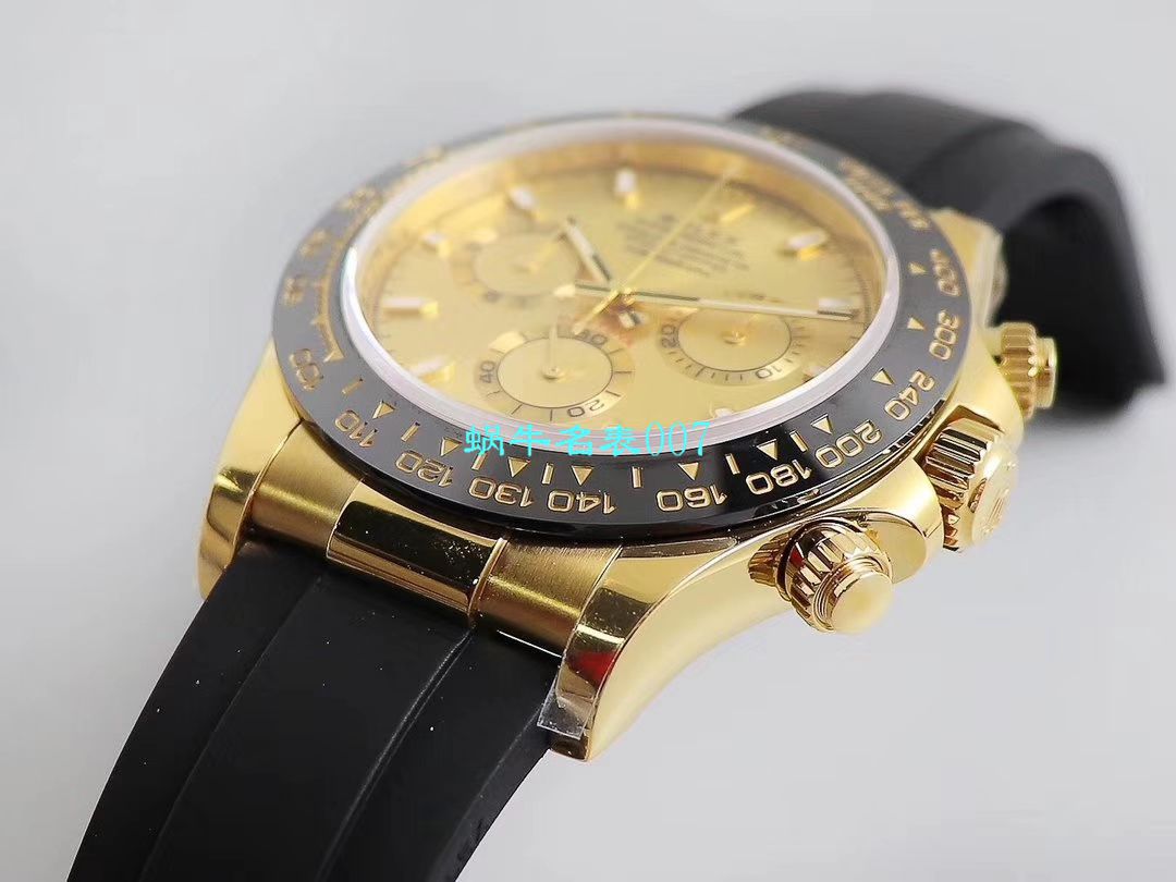 N Factory  Ditongna 新品金迪余文乐同款全新订制版 Rolex  Replica Copy  Ditongna 超级Cal.4130自动上链 Movement  / R521