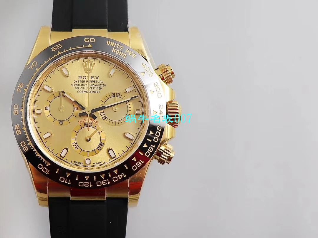 N Factory  Ditongna 新品金迪余文乐同款全新订制版 Rolex  Replica Copy  Ditongna 超级Cal.4130自动上链 Movement  / R521