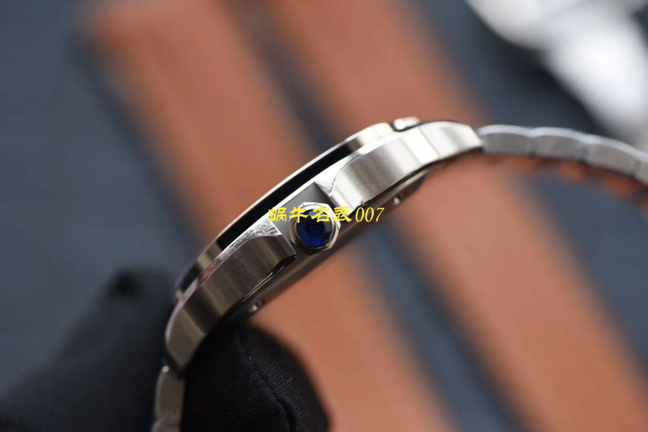 HBBV6 Factory 新款 Perfect  Replica Copy  Cartier   Santos 女装表圈镶WJSA0010,WJSA0007中号女表 / K237