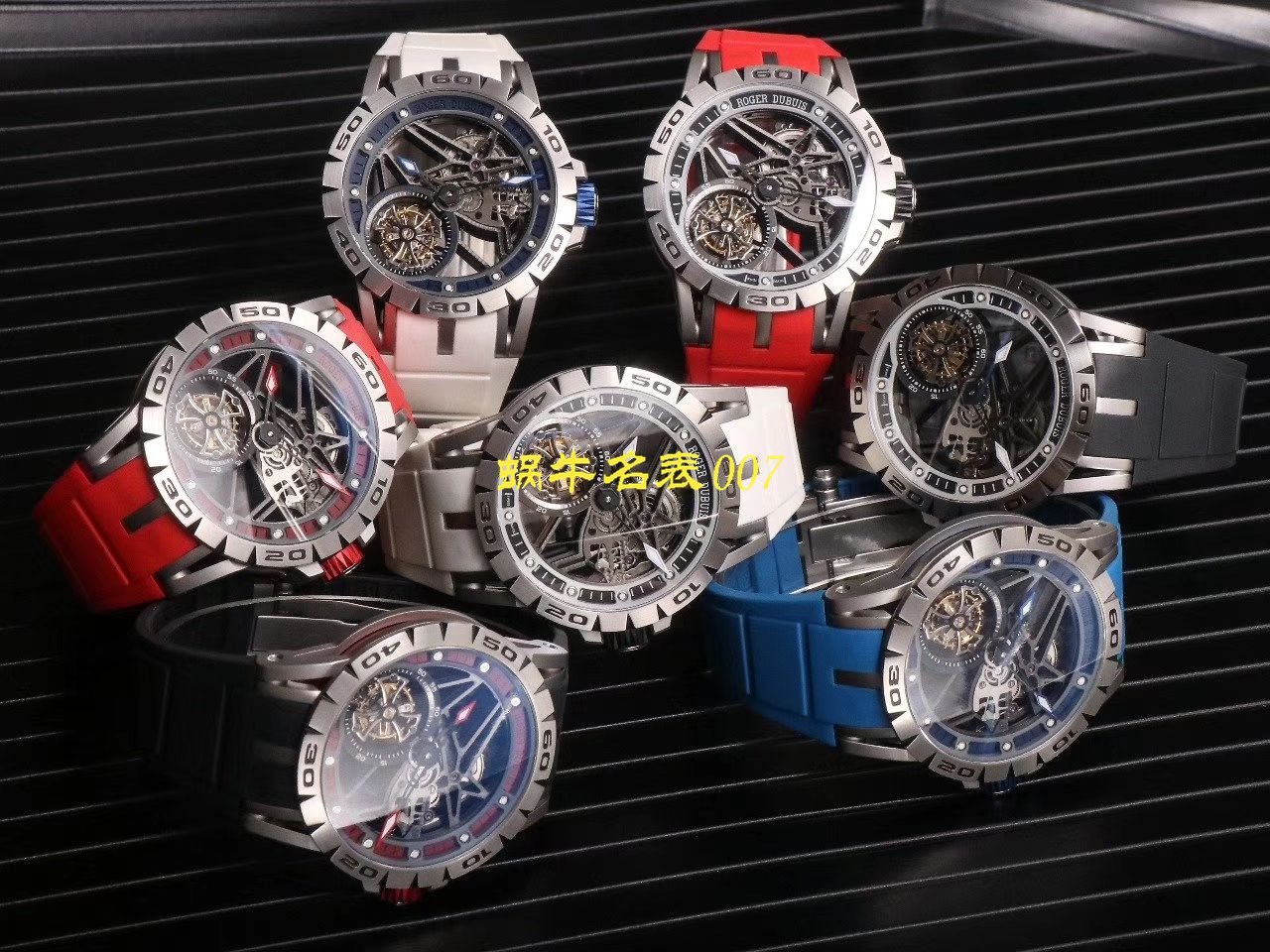 JB Factory 罗杰杜彼Excalibur Spidr（王者系列） top  Replica Copy RDDBEX0545，RDDBEX0546，RDDBEX0479 Tourbillon  wrist watches  / LJ057