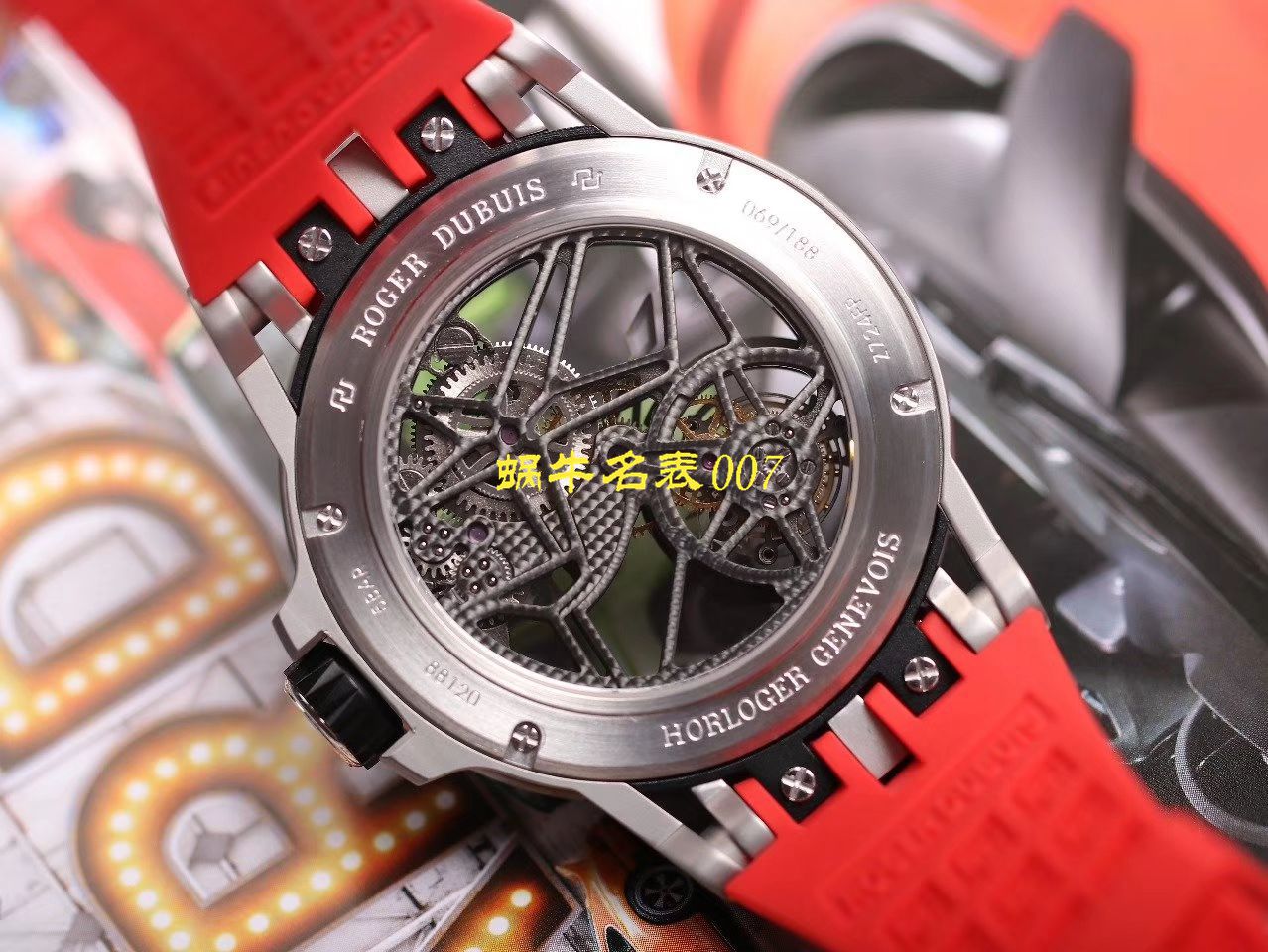 JB Factory 罗杰杜彼Excalibur Spidr（王者系列） top  Replica Copy RDDBEX0545，RDDBEX0546，RDDBEX0479 Tourbillon  wrist watches  / LJ057