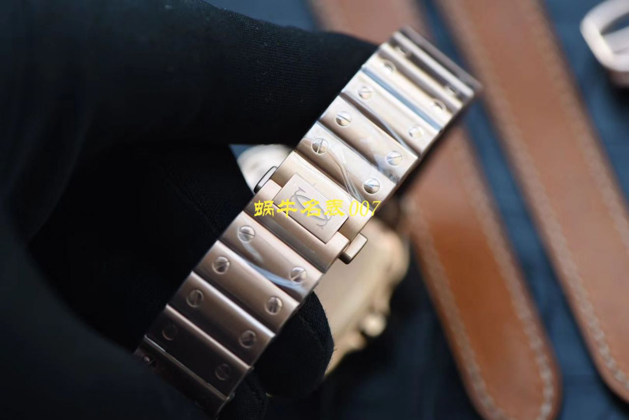 HBBV6 Factory 新款 Perfect  Replica Copy  Cartier   Santos 女装表圈镶WJSA0010,WJSA0007中号女表 / K237
