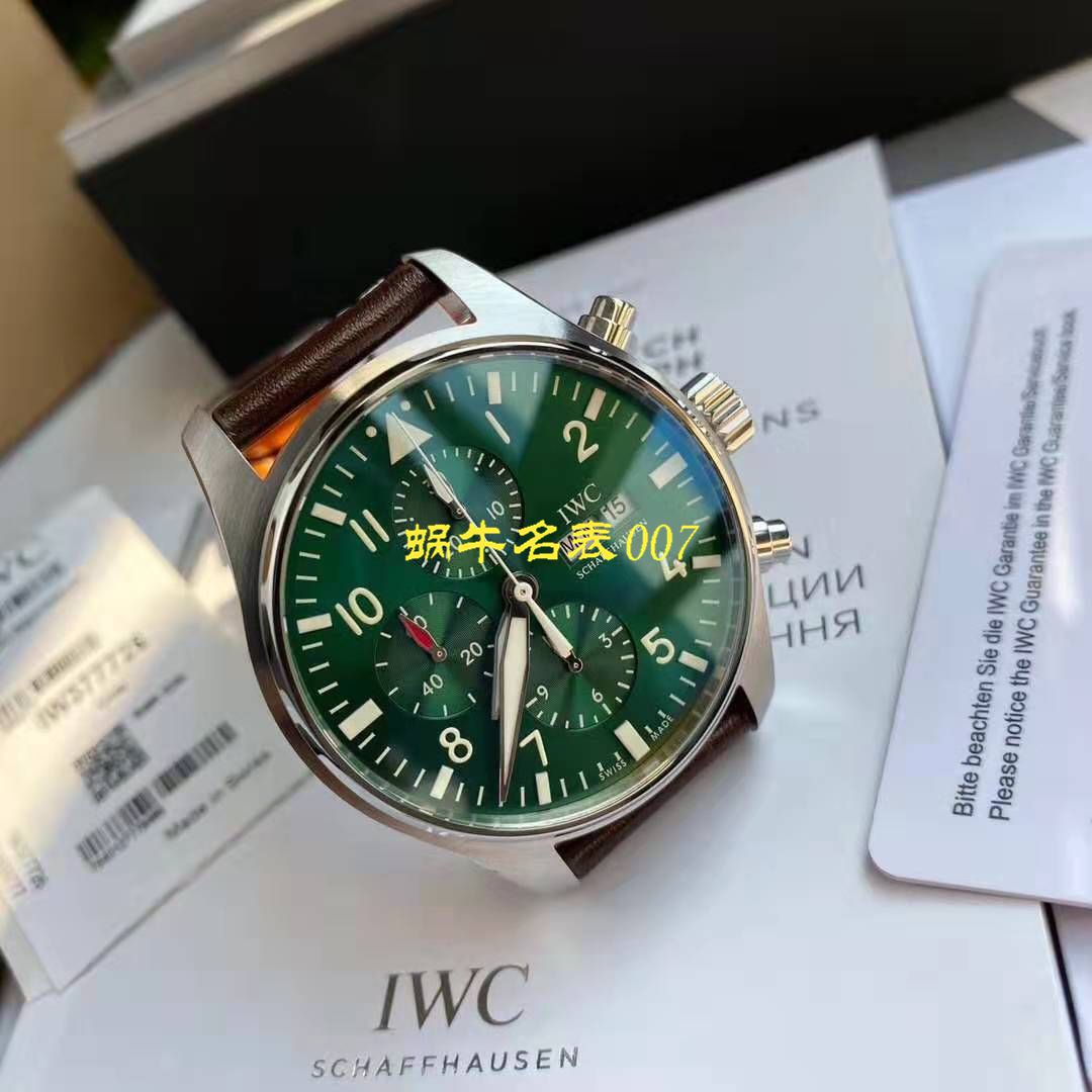 【视频测评新‎款首发‎！硬货！渠‎道出‎口订​单​！原单】IWC IWC 表飞行员系列IW377726 wrist watches  / WG511