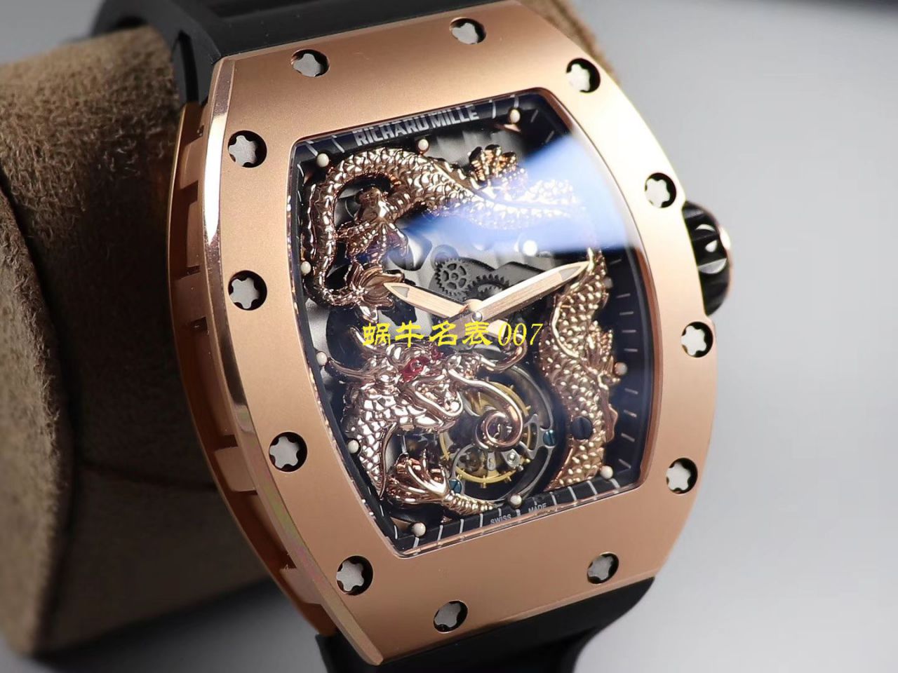 【TW Factory  Replica Watches 】RICHARD MILLE RICHARD MILLE 男士系列RM 057腕成龙盘​龙陀飞​轮​腕​表 / TWRM057