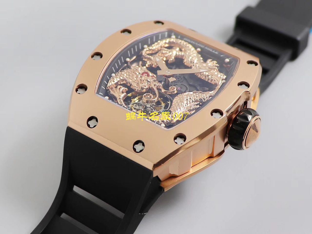 【TW Factory  Replica Watches 】RICHARD MILLE RICHARD MILLE 男士系列RM 057腕成龙盘​龙陀飞​轮​腕​表 / TWRM057