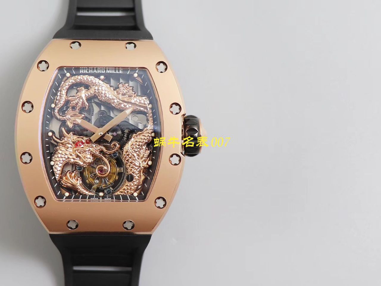 【TW Factory  Replica Watches 】RICHARD MILLE RICHARD MILLE 男士系列RM 057腕成龙盘​龙陀飞​轮​腕​表 / TWRM057
