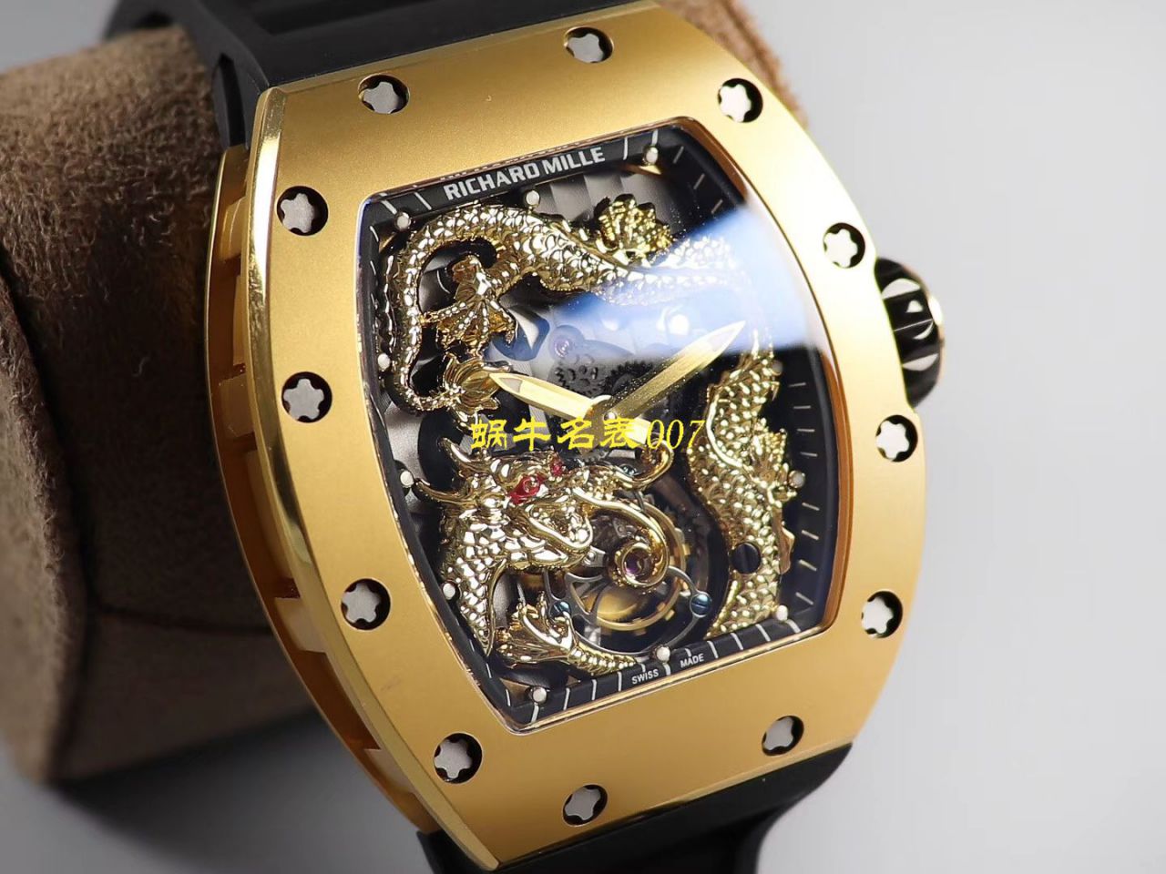 【TW Factory  Replica Watches 】RICHARD MILLE RICHARD MILLE 男士系列RM 057腕成龙盘​龙陀飞​轮​腕​表 / TWRM057