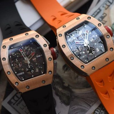 【 Video analysis 台湾KV Factory 官网】新品 Replica Watches 玫瑰金 RICHARD MILLE RM011 wrist watches 