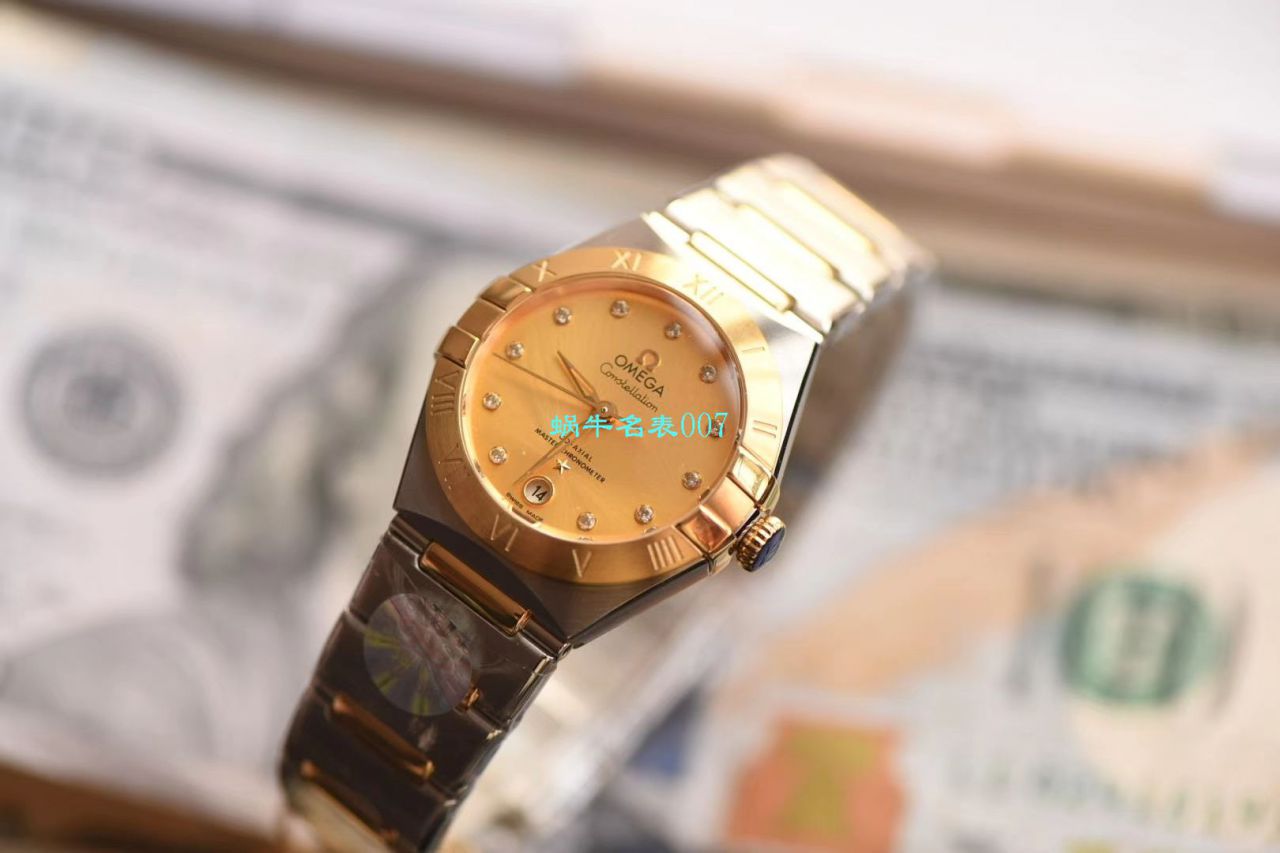 【3S Factory  High quality  Copy  Watches 】OMEGA Constellation 系列131.20.29.20.02.001女表 / M656