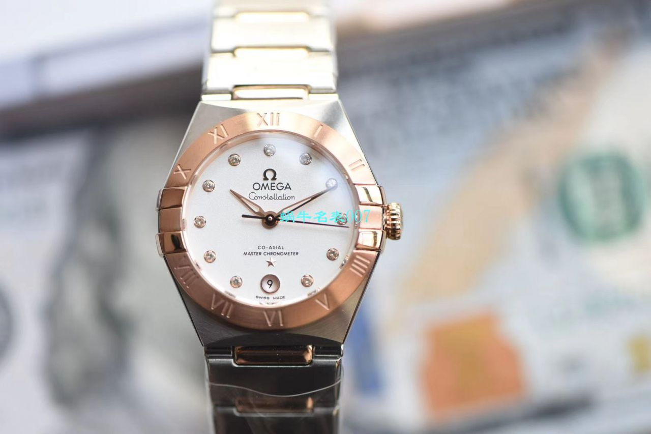 【3S Factory  High quality  Copy  Watches 】OMEGA Constellation 系列131.20.29.20.02.001女表 / M656