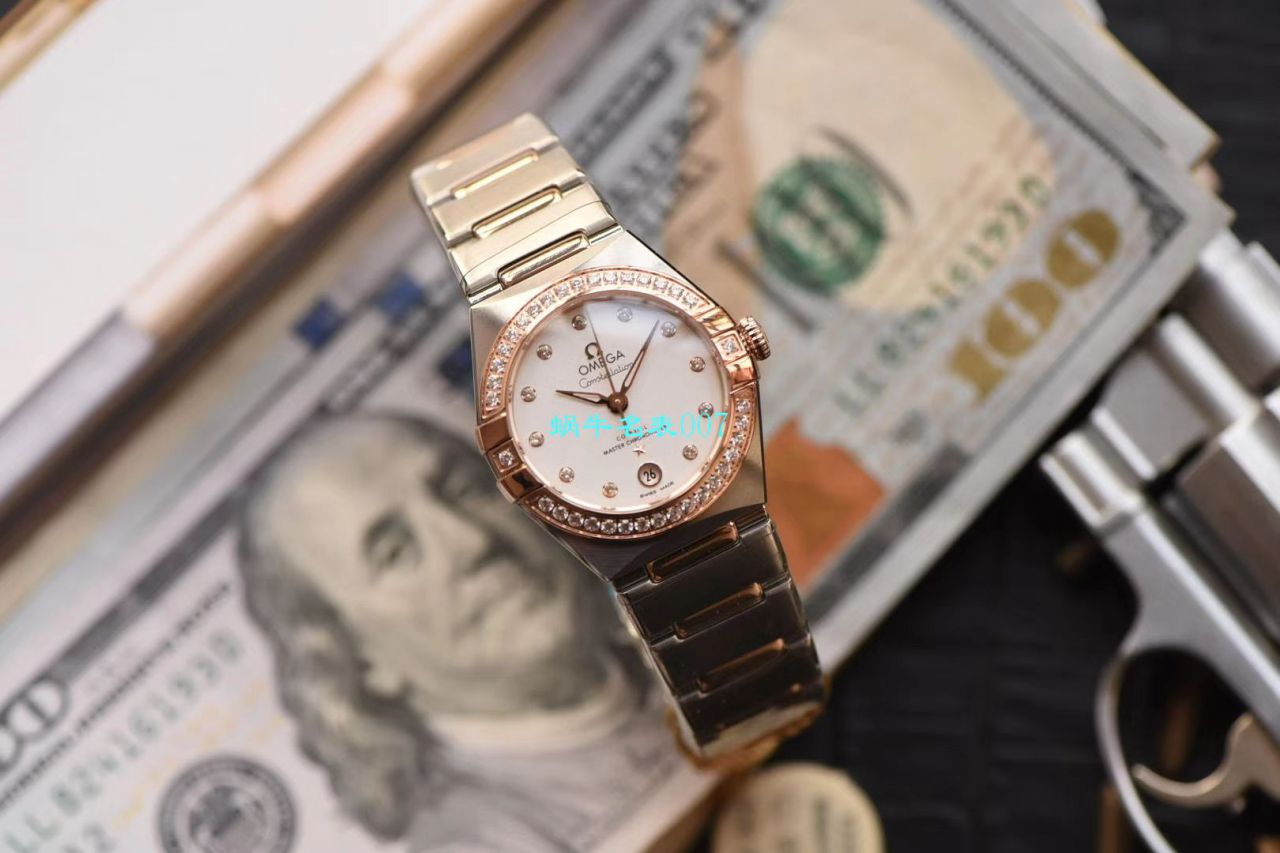 【3S Factory  Replica Watches 女装29毫米】OMEGA Replica  Constellation 系列131.20.29.20.58.001 wrist watches  / M650