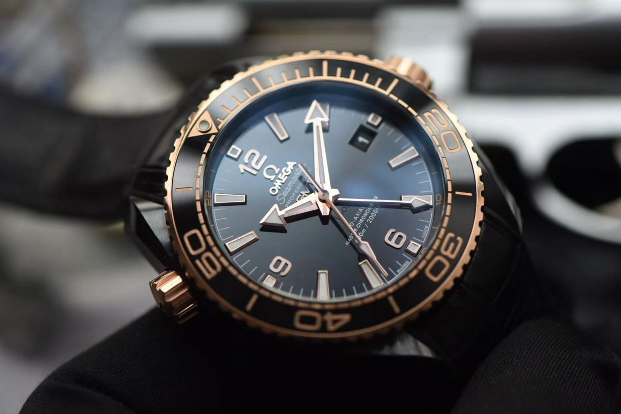 VS Factory OMEGA Seamaster 深海之黑全 Composite  top  Replica OMEGA Watches 215.63.46.22.01.001 wrist watches  / M609