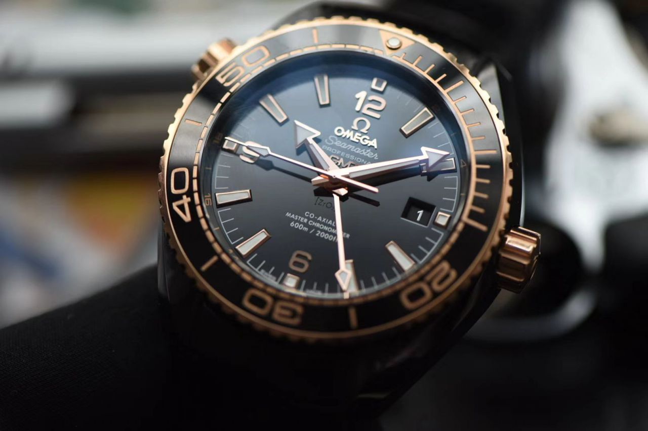 VS Factory OMEGA Seamaster 深海之黑全 Composite  top  Replica OMEGA Watches 215.63.46.22.01.001 wrist watches  / M609
