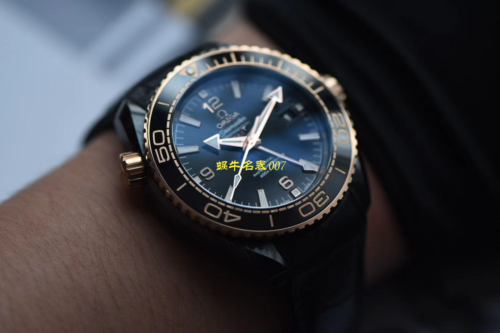 VS Factory OMEGA Seamaster 深海之黑全 Composite  top  Replica OMEGA Watches 215.63.46.22.01.001 wrist watches  / M609