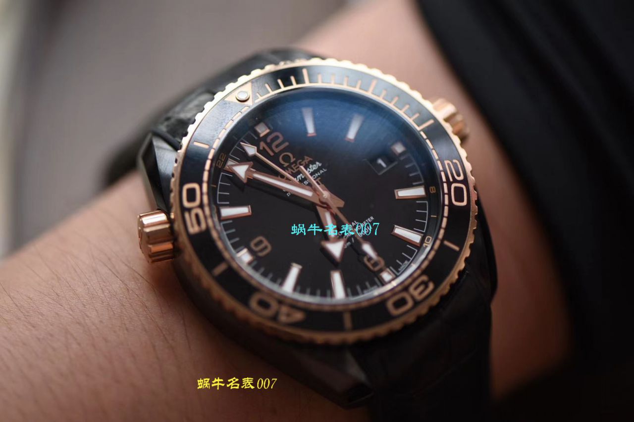 【 Video analysis VS Factory 深海之黑间金之王】OMEGA海洋宇宙600米 Replica Copy  Watches 215.63.46.22.01.001 wrist watches  / M660