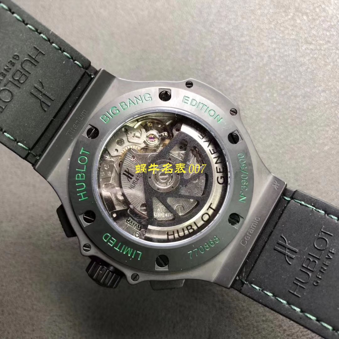 【HBBV6 Factory 1:1 Replica Watches 】HUBLOT  《恒宝》 big bang 系列301.CI.1190.GR.ABG11 wrist watches  / YUB014