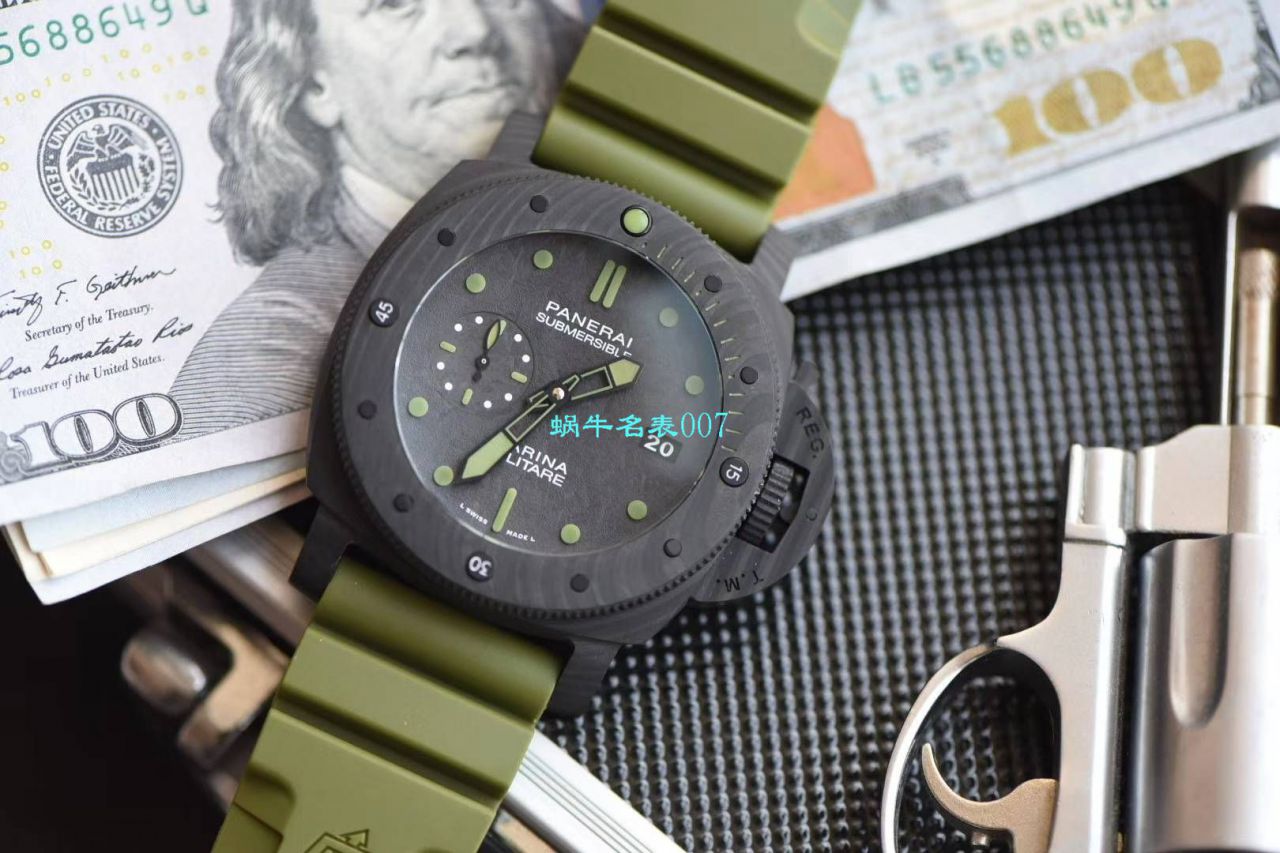 【VS Factory 新品军绿色英雄情结 Replica Watches 】Panerai  Replica SUBMERSIBLE 潜行系列PAM00961 wrist watches  / VSPAM961