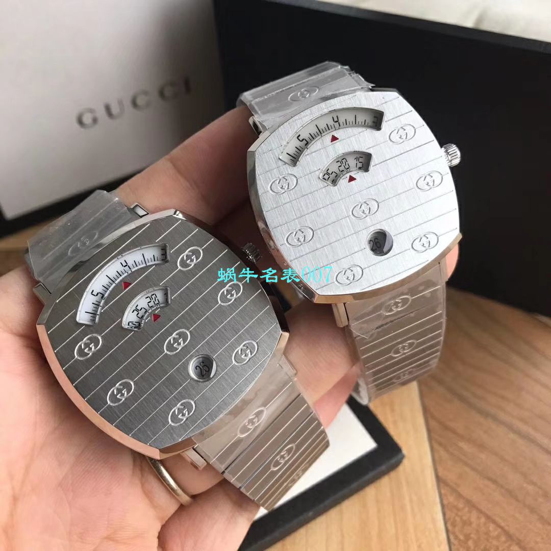 【渠道原单】original Gucci,‌古驰‌新款 Grip‌系列 wrist watches YA157403，YA157401 Watches  / GUCCIKK19
