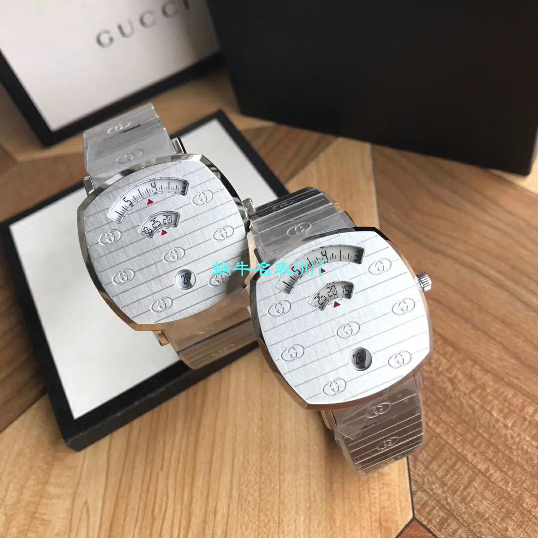 【渠道原单】original Gucci,‌古驰‌新款 Grip‌系列 wrist watches YA157403，YA157401 Watches  / GUCCIKK19