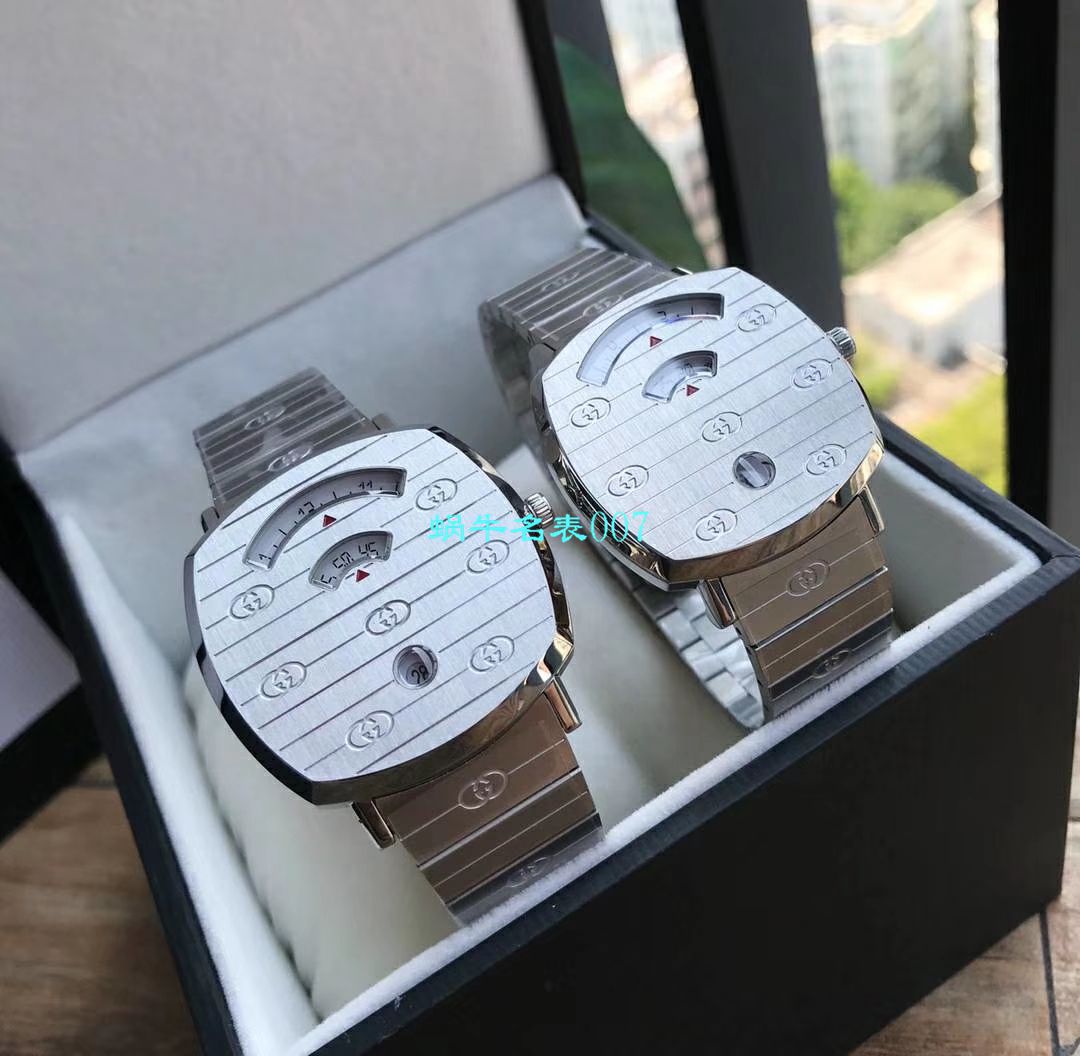 【渠道原单】original Gucci,‌古驰‌新款 Grip‌系列 wrist watches YA157403，YA157401 Watches  / GUCCIKK19
