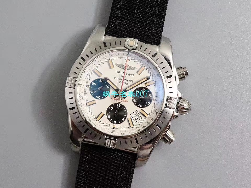 【GF Factory 官网 Replica Copy 表】 Breitling 机械计时王牌飞行员系列AB01154G.BD13.101W.A20D.1 wrist watches  / BL122
