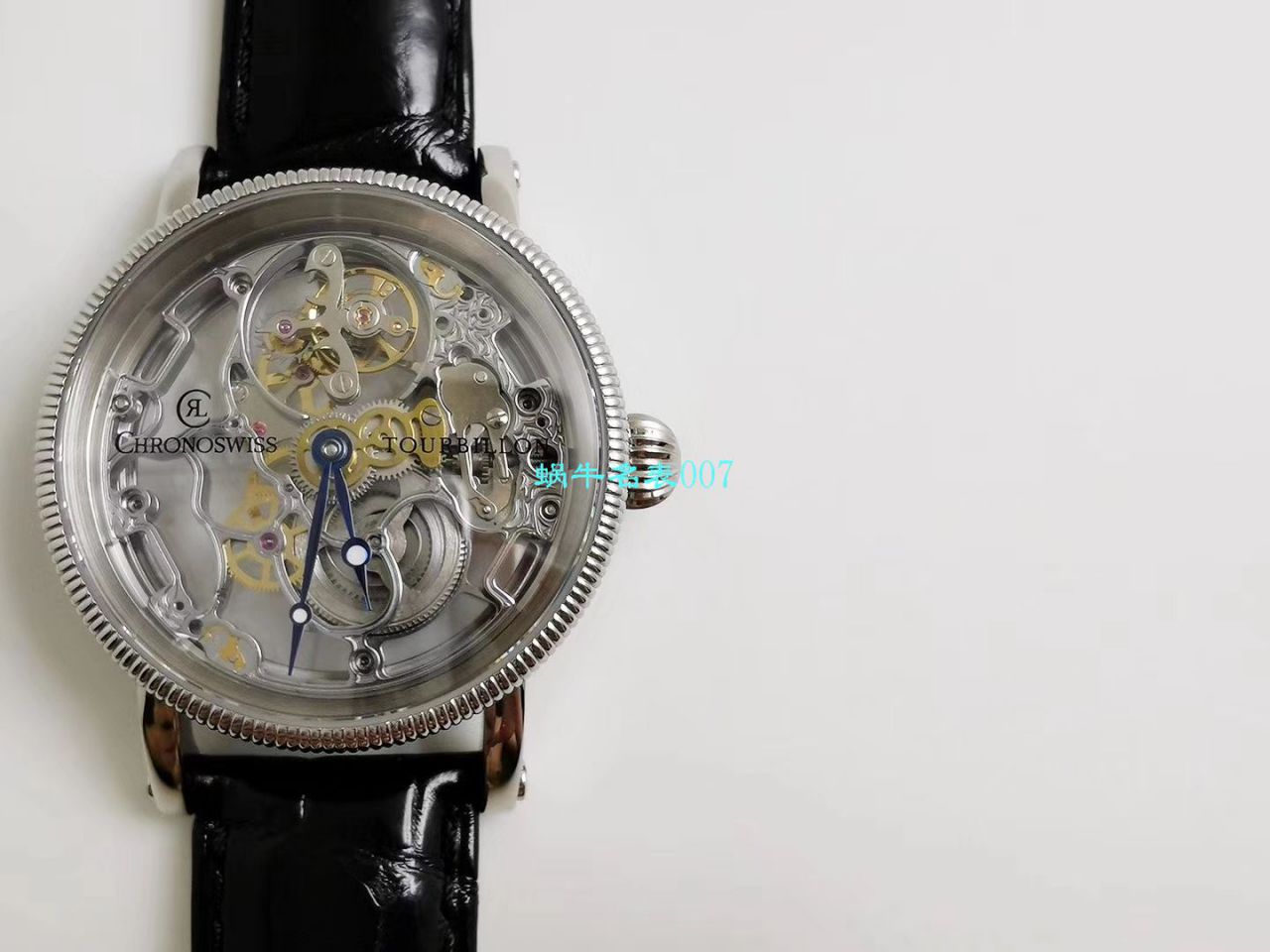 JB‌ Factory  Replica 瑞宝Chronoswiss镂空 Tourbillon   wrist watches  / CHR01