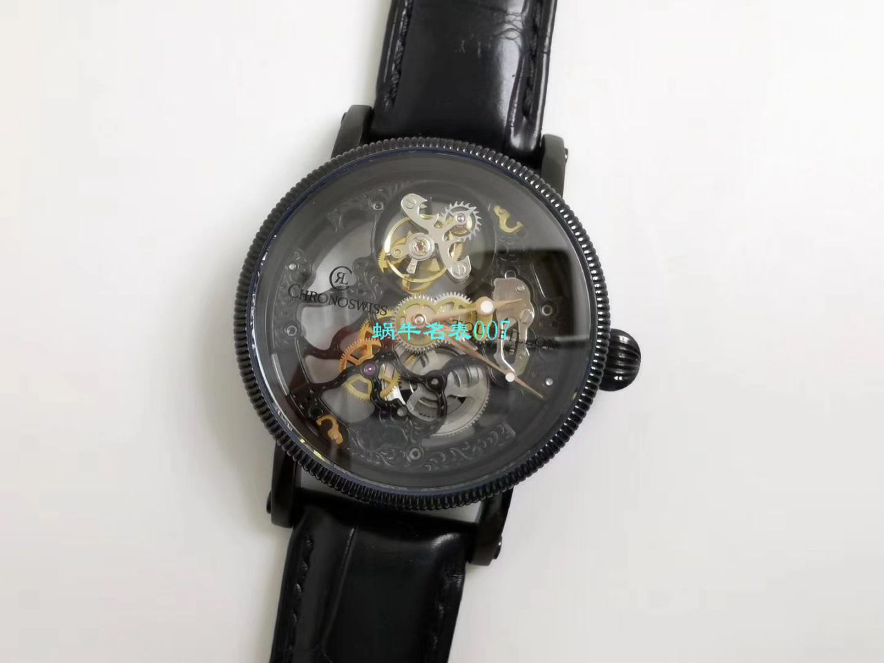 JB‌ Factory  Replica 瑞宝Chronoswiss镂空 Tourbillon   wrist watches  / CHR01