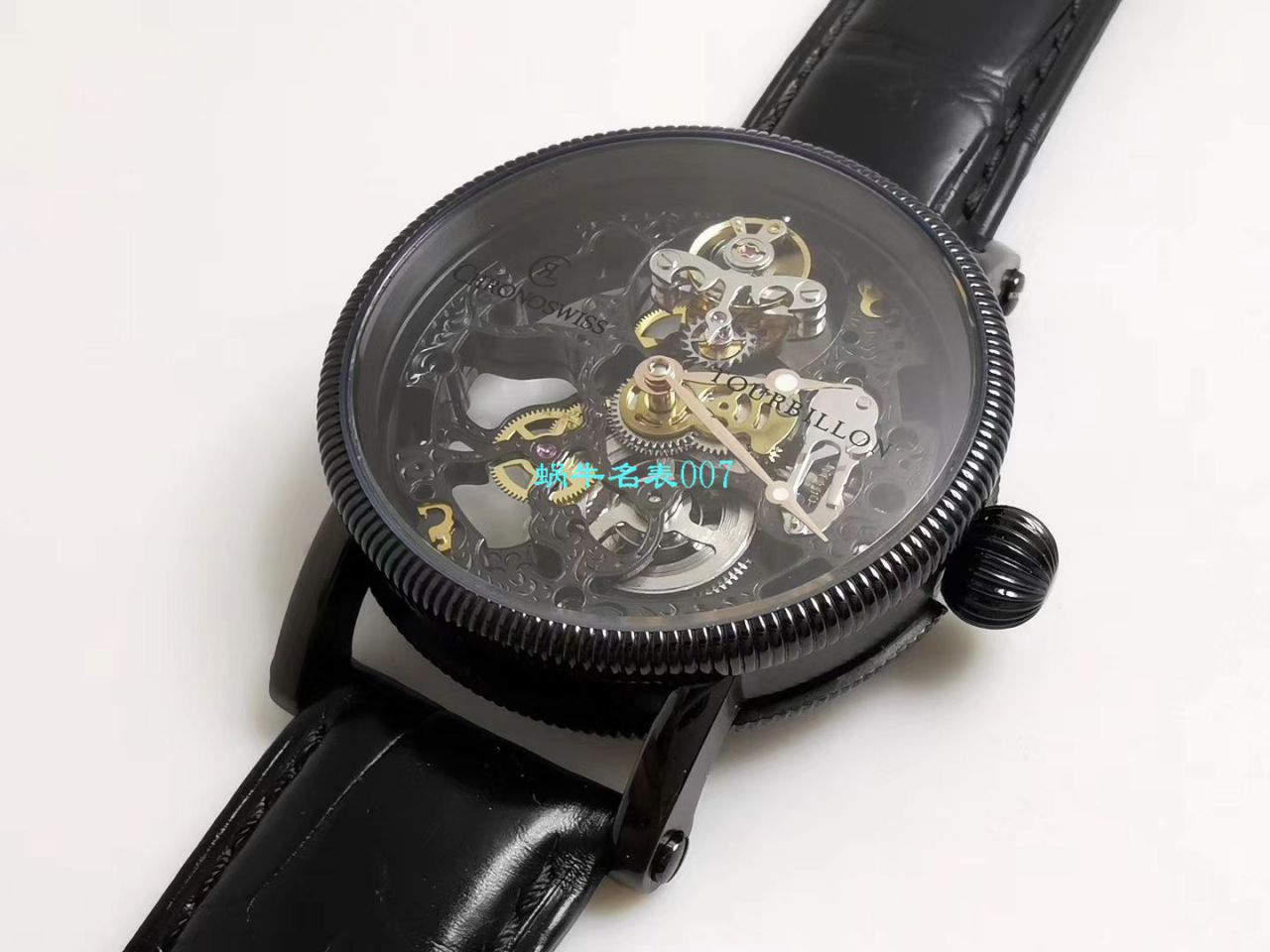 JB‌ Factory  Replica 瑞宝Chronoswiss镂空 Tourbillon   wrist watches  / CHR01