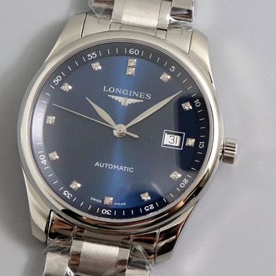 【V9 Factory 名匠三针新款40mm三字位日历款 top 副本】 top  Replica Copy  Longines 名匠系列L2.793.4.97.6 wrist watches 