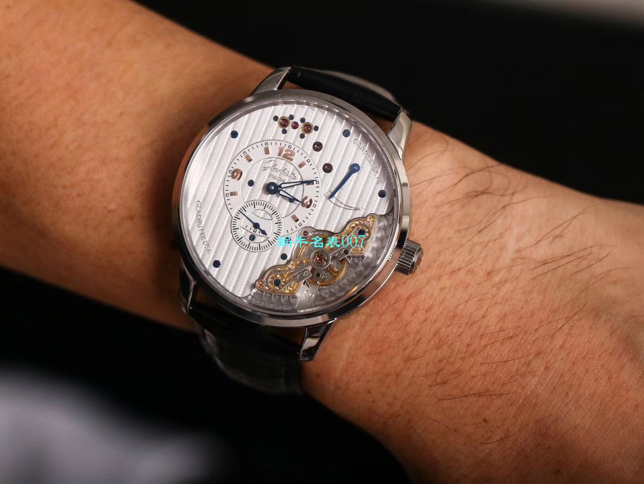 【TZ Factory  High quality  Replica Watches 】glashuette original原创偏心系列1-91-02-02-02-30 wrist watches  / GLA059