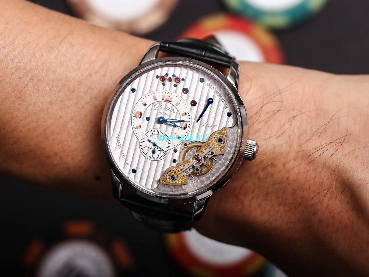 【TZ Factory  High quality  Replica Watches 】glashuette original原创偏心系列1-91-02-02-02-30 wrist watches  / GLA059