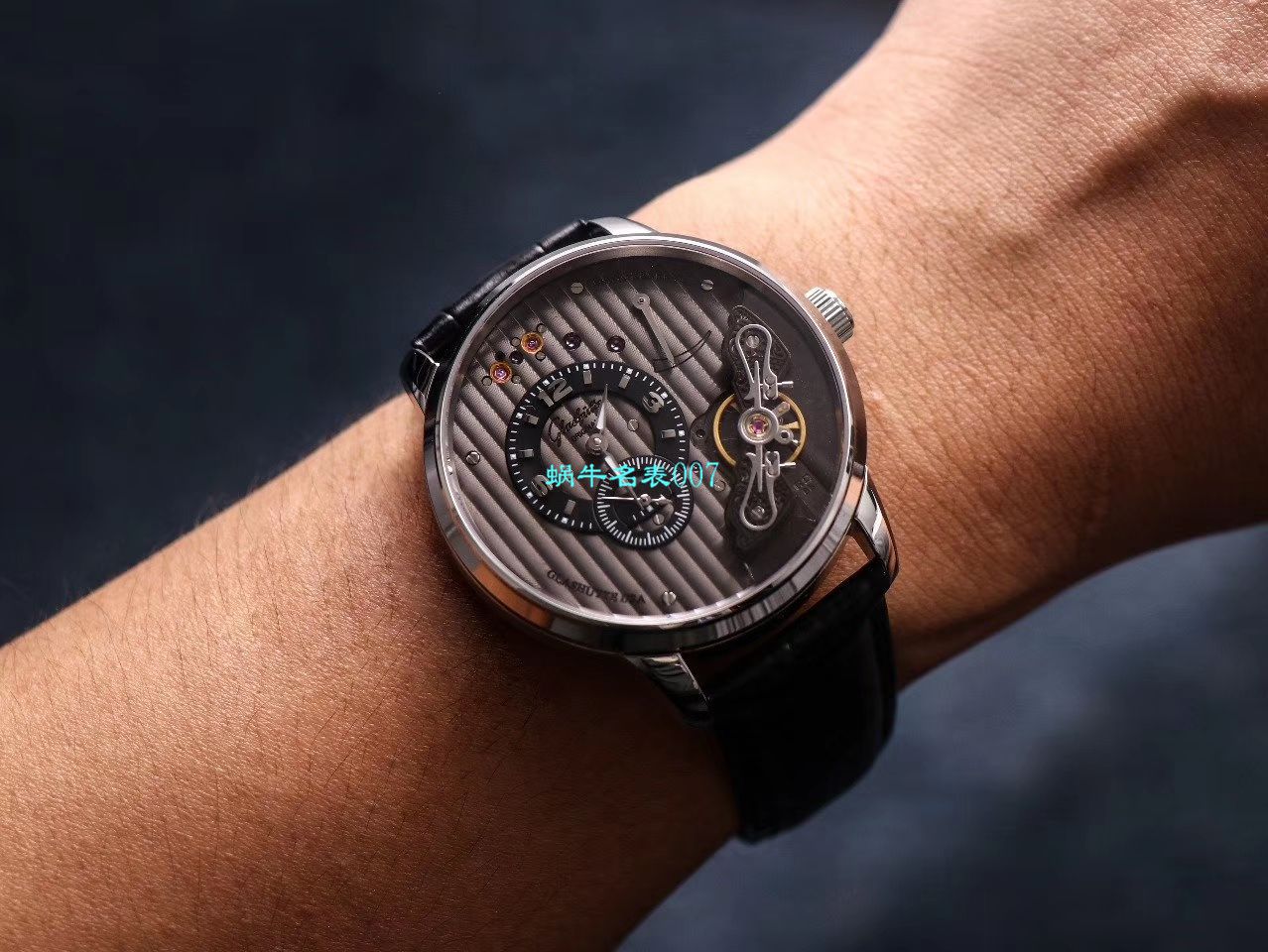 【TZ Factory  High quality  Replica Watches 】glashuette original原创偏心系列1-91-02-02-02-30 wrist watches  / GLA059