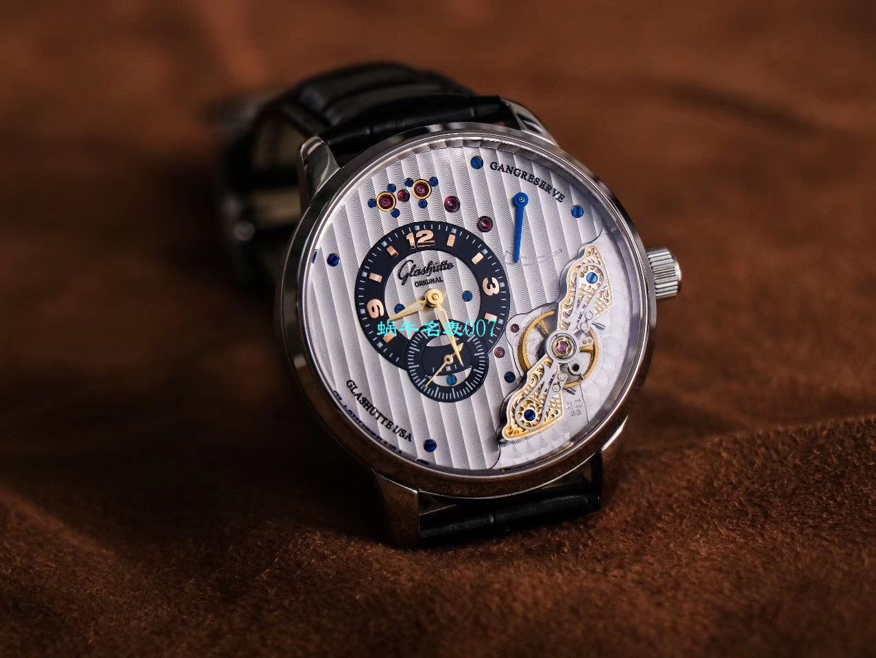 【TZ Factory  High quality  Replica Watches 】glashuette original原创偏心系列1-91-02-02-02-30 wrist watches  / GLA059