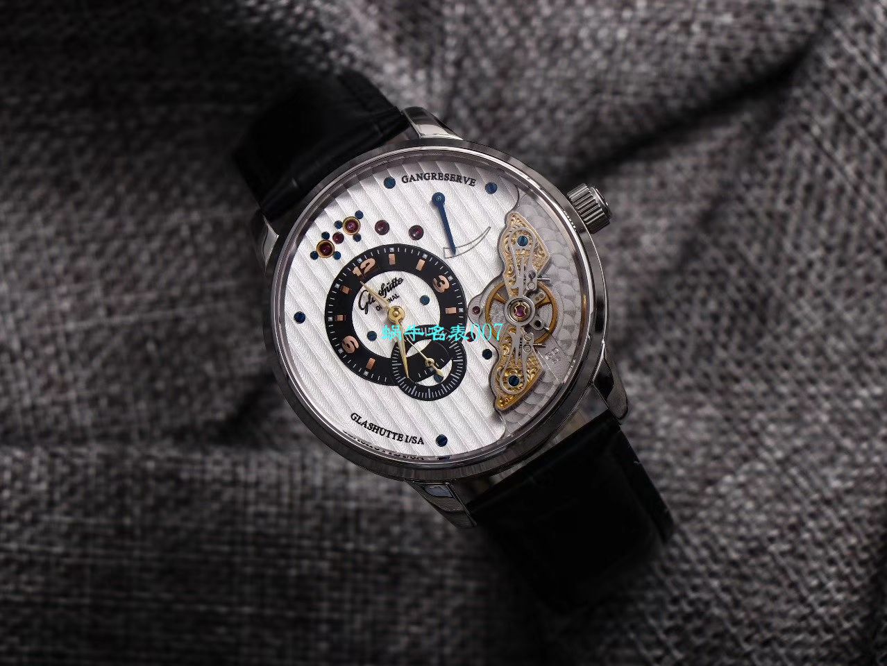 【TZ Factory  High quality  Replica Watches 】glashuette original原创偏心系列1-91-02-02-02-30 wrist watches  / GLA059