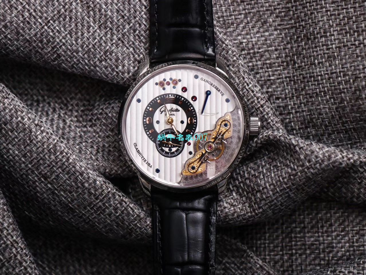 【TZ Factory  High quality 精 Replica Watches 】glashuette original原创偏心系列1-91-02-01-05-30 wrist watches  / GLA058