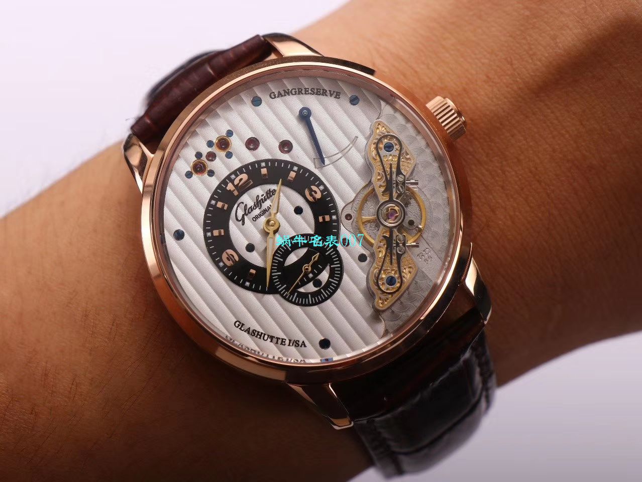 【TZ Factory  High quality  Replica Watches 】glashuette original原创偏心系列1-91-02-02-02-30 wrist watches  / GLA059