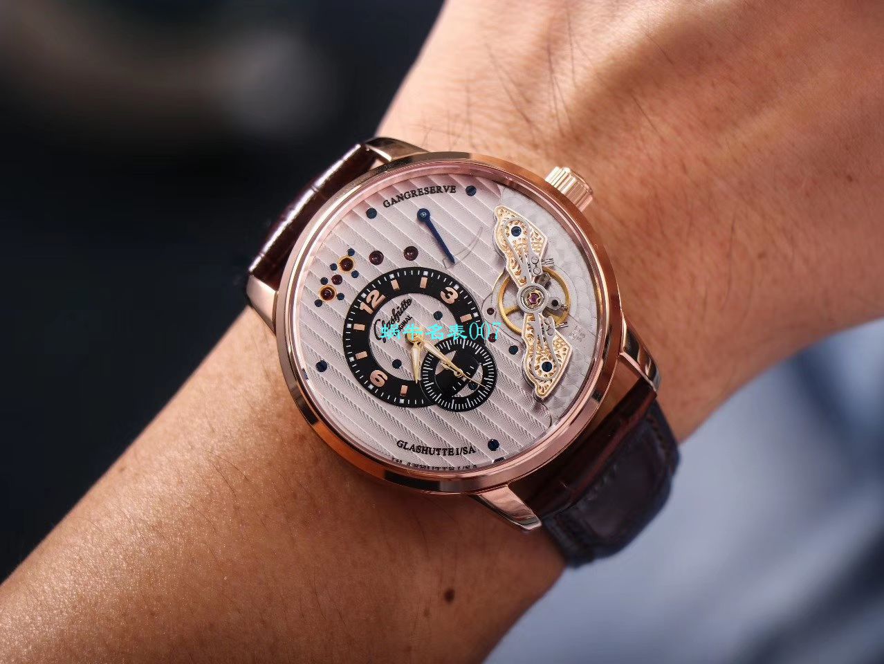 【TZ Factory  High quality  Replica Watches 】glashuette original原创偏心系列1-91-02-02-02-30 wrist watches  / GLA059