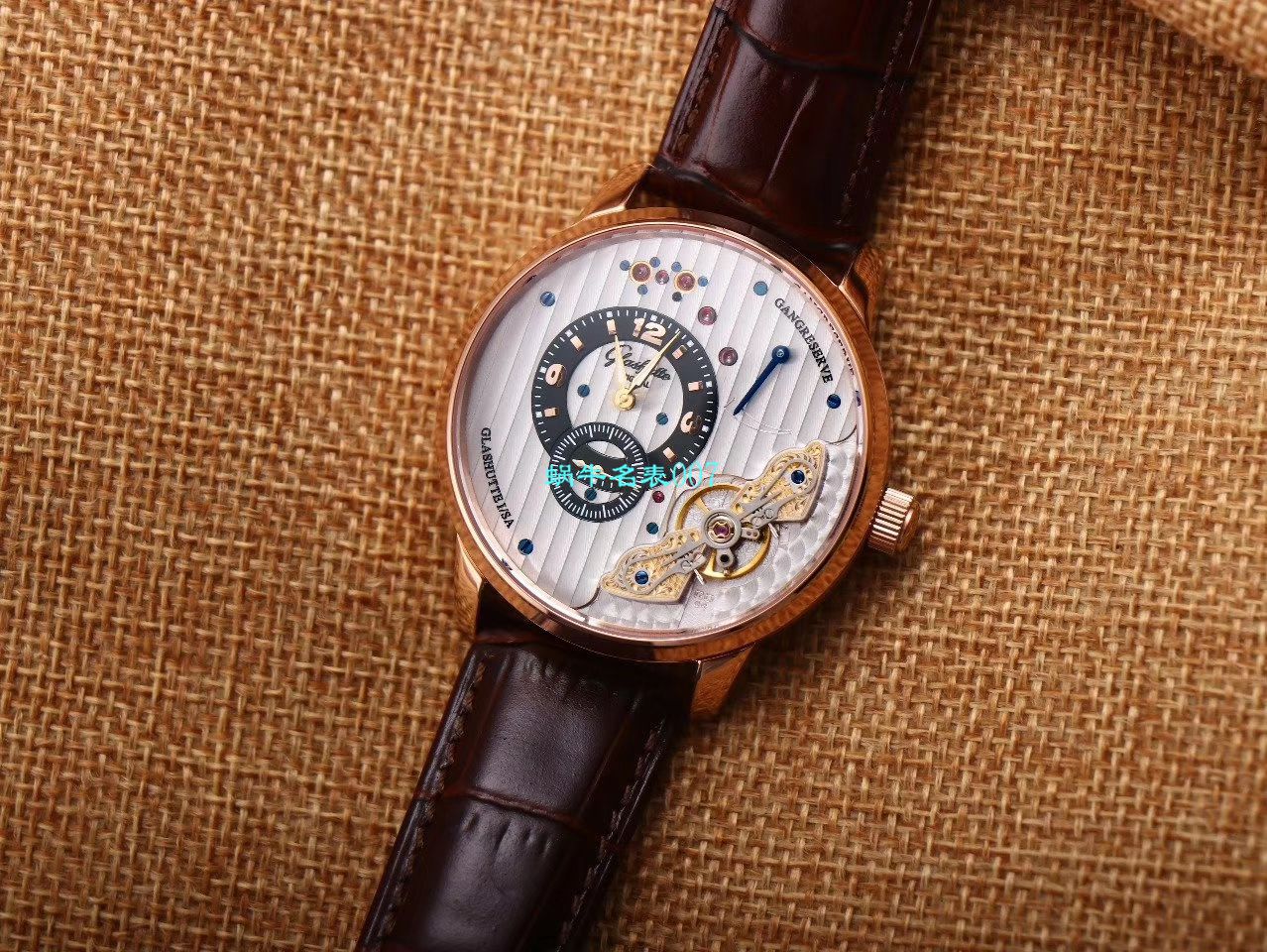 【TZ Factory  High quality  Replica Watches 】glashuette original原创偏心系列1-91-02-02-02-30 wrist watches  / GLA059