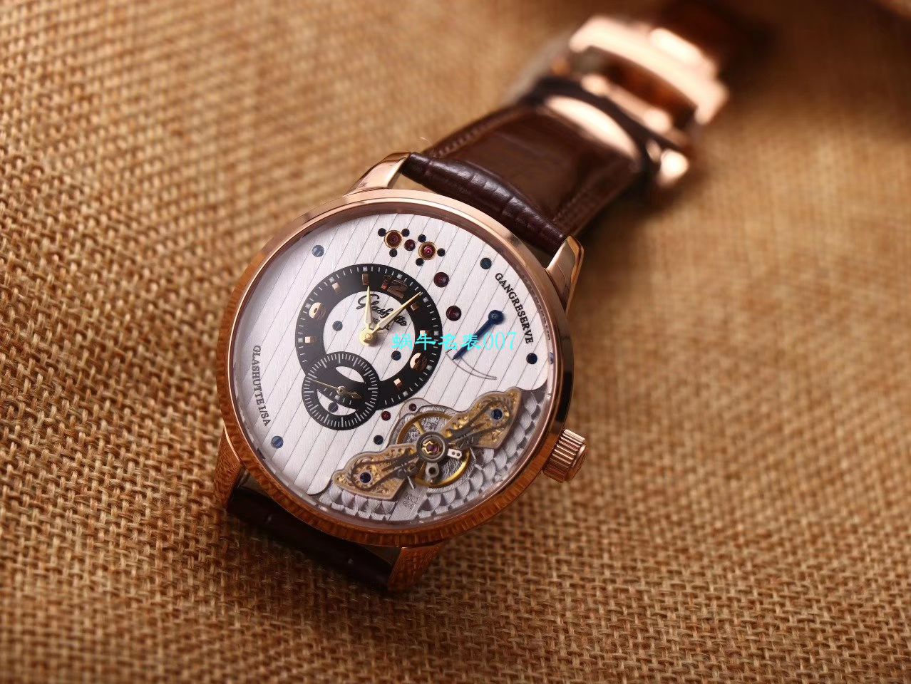 【TZ Factory  High quality  Replica Watches 】glashuette original原创偏心系列1-91-02-02-02-30 wrist watches  / GLA059