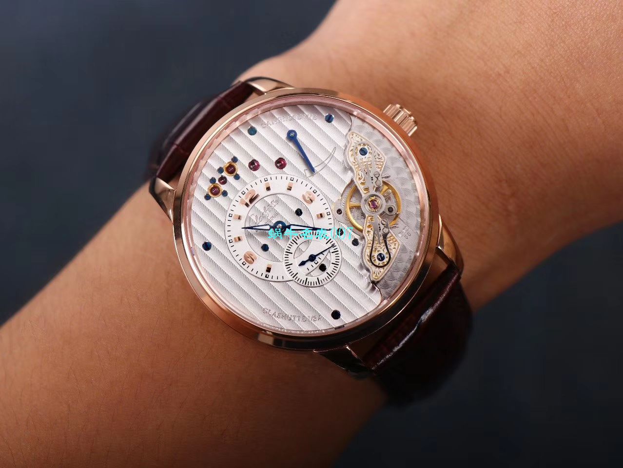 【TZ Factory  High quality  Replica Watches 】glashuette original原创偏心系列1-91-02-02-02-30 wrist watches  / GLA059