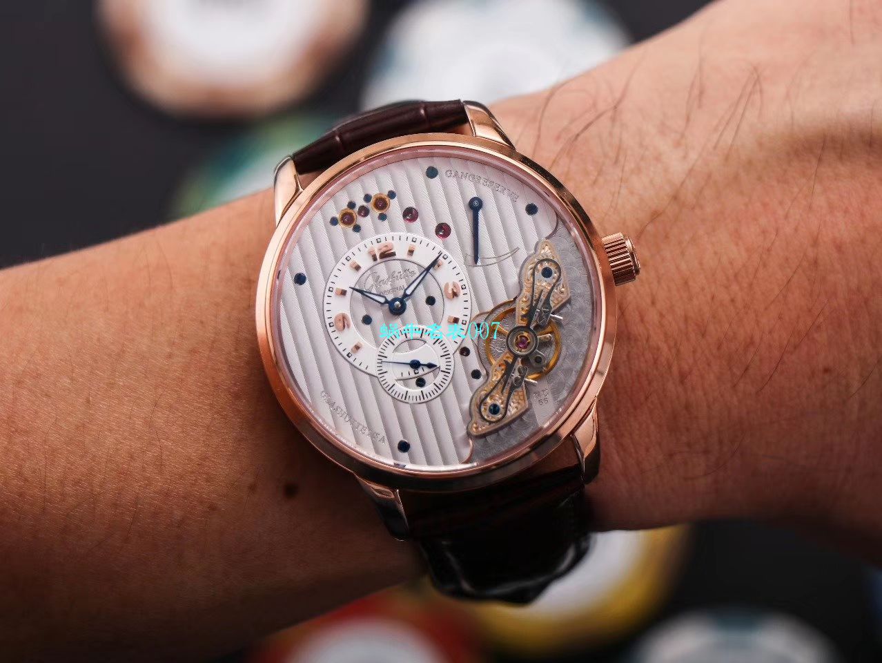 【TZ Factory  High quality  Replica Watches 】glashuette original原创偏心系列1-91-02-02-02-30 wrist watches  / GLA059