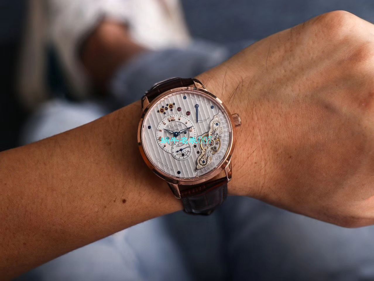 【TZ Factory  High quality  Replica Watches 】glashuette original原创偏心系列1-91-02-02-02-30 wrist watches  / GLA059