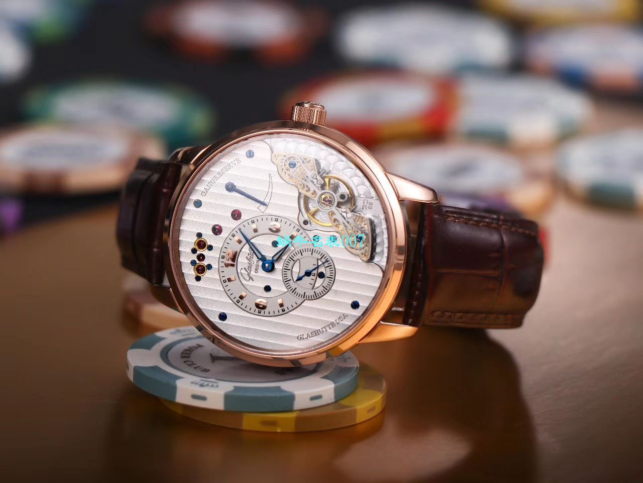 【TZ Factory  High quality  Replica Watches 】glashuette original原创偏心系列1-91-02-02-02-30 wrist watches  / GLA059