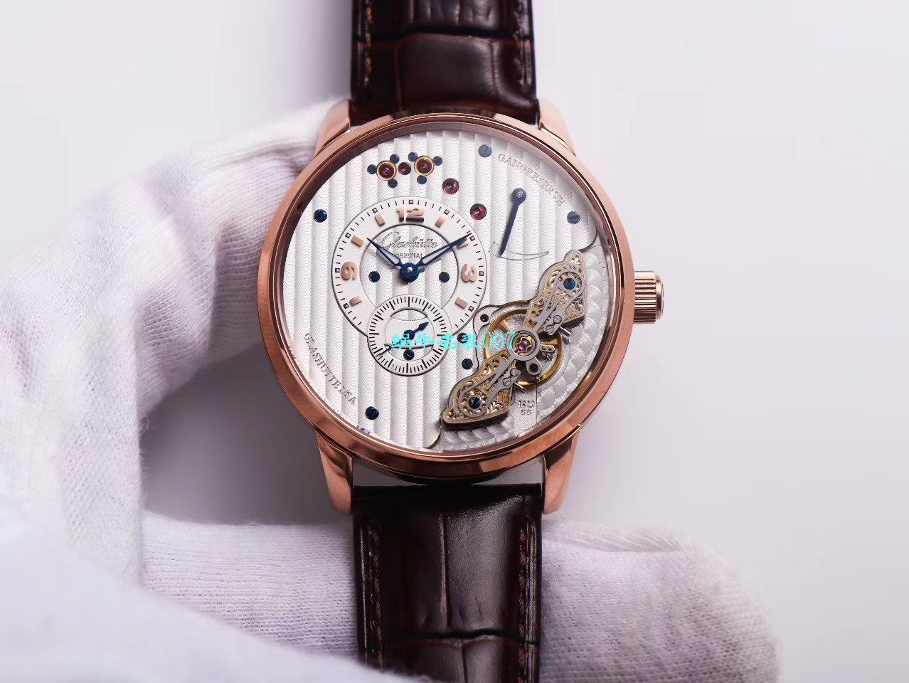 【TZ Factory  High quality  Replica Watches 】glashuette original原创偏心系列1-91-02-02-02-30 wrist watches  / GLA059